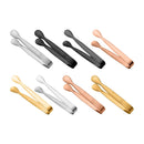 2-Piece Stainless Steel Kitchen Tongs Set – Mini BBQ, Meat, Salad, Toast & Ice Tongs, Durable Food Clips