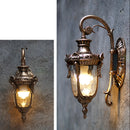 Decorative Outdoor Wall Sconce Lights – Waterproof Exterior Porch & Garden Lantern Lighting