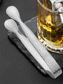 2-Piece Stainless Steel Kitchen Tongs Set – Mini BBQ, Meat, Salad, Toast & Ice Tongs, Durable Food Clips